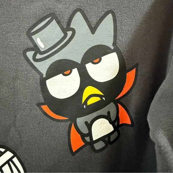 Hello Kitty & Friends Glow In Dark Halloween Sweatshirt Kuromi Badtz Maru S - Picture 10 of 15